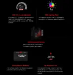 bloody ES7 RGB ESPORTS GAMING MOUSE , 6000 CPI 5-Level Adjustable , Self-Customize M Button , Bloody Esports Software , 1ms Key Response , PixArt Optical Engine Sensor - BLACK - Image 3