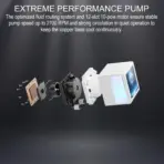 GAMDIAS CHIONE P5-360 WH AIO ARGB Liquid Cooler  – 3.4” IPS LCD, 360mm Radiator, ARGB PWM Fans, Rotatable Display, Upgraded Cooling System, Universal Compatibility, Hidden Cable Routing, Motherboard Sync | WHITE - Image 3