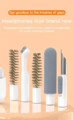 32-in-1 Multi-Functional Electronics Cleaning Kit For Keyboards, Headphones, Phones, Computers, Monitors, Lenses, Compact Portable White Kit With Brushes, Swabs, Tweezers - Image 3