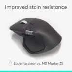 Logitech MX Master 4 Wireless Mouse With Haptic Feedback, MagSpeed Scrolling, 8K DPI Any Surface Tracking, Multi-Device Connectivity, USB-C Fast Charging, Bluetooth, for Windows, MacOS | Graphite ~ 1 Month Warranty - Image 9