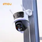 IMOU Cruiser 11MP Triple-Lens Outdoor WiFi Security Camera – 2K Smart AI Detection, PTZ, Dual-Band WiFi 6, Night Vision, 2-Way Audio, MicroSD Storage