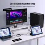UGREEN Active HDMI To USB-C 4K 60Hz Cable With USB Power 2-meters , Supports 2K 120Hz 1080P 144Hz HDR Surround Audio, Unidirectional HDMI to Thunderbolt , for Switch, PS5 - SteamDeck - Laptop to USB-C Portable Monitor -AR/XR Headset | 35984A - Image 6