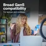 Crucial P510 1TB Gen5 NVMe SSD, Up to 11,000 MB/s, PCIe 5.0 M.2 2280 SSD, Internal Solid State Drive, Compatible with Laptop, Desktop, +Acronis Software | CT1000P510SSD8 - Image 3