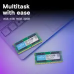 Crucial BASICS 8GB DDR4 RAM 3200MHz (PC4-25600), Downclockable to 2933/2666MHz Laptop Memory, SODIMM 260-Pin CL22 1.2V, Compatible with 13th Gen Intel Core and AMD Ryzen 7000 | CB8GS3200 - Image 4