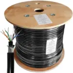 UTP NETLINK CAT6 Outdoor Network Cable – 305M High-Speed Ethernet LAN Cable, Durable Outdoor Jacket, Stable Gigabit Data Transmission, Weather-Resistant