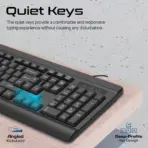 PROMATE COMBO-CM6 QUIET KEYS WIRED COMBO 1200 DPI - Image 2