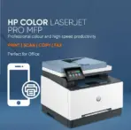 HP Color LaserJet Pro MFP 3303sdw - Wireless, Print, Scan, Copy Multifunction Printer with 25 ppm ; Automatic Duplex 2-Sided Printing ; True-to-Life Colors ; Built-in dual-band Wi-Fi ; Hi-Speed USB 2.0 & 10/100Base-TX Ethernet | 499M6A