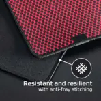 HyperX Pulsefire Mat Gaming Mouse Pad Cloth (L) With Anti-Fray Stitching, Precision-Tuned Surface, Anti-Slip Rubber Base, And Comfortable Foam Padding | BLACK  450mm x 400mm x 3mm - Image 4