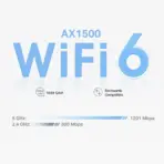 TP-LINK AX1500 Whole Home Mesh Wi-Fi 6 System Deco X10, Pack of 3 , Dual Band, OFDMA & MU-MIMO - Image 6