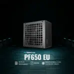 DeepCool PF650 ATX V2.4 650W PSU With 80 PLUS 230V EU Efficiency, Dual EPS, Silent 120mm Fan, Flat Black Cables, OPP/OVP/SCP Protections & 100K MTBF | BLACK  - Image 2
