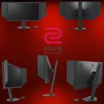 BenQ Zowie XL2586X | 24.1 | Fast TN 540Hz 0.5ms Gaming Monitor for Esports | Motion Clarity DyAc2 | 1080p | XL Setting to Share | Shielding Hood | New Industrial Grade Ball Bearing Height Adjustment - Image 9