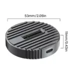 USB 3.2 Gen 2 Type-C SSD Aluminum Enclosure Dock For M.2 NVMe/SATA SSDs – 10Gbps, Tool-Free, Aluminum Casing, 2230/2242/2260/2280mm Support, UASP Fast Transfer, Plug & Play | GREY D21-SN - Image 10