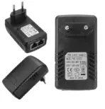 DC 48V 0.5A Wall EU Plug POE Injector RJ45 Cat5 Ethernet Adapter Supports IP Phone Camera Switch Power Supply - Image 2