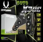 ZOTAC GAMING GeForce RTX 5070 Twin Edge OC 12GB Graphics Card, Compact Dual-Fan SFF-Ready, PCIe 5.0 x16, DLSS 4 AI 3 x DP 2.1b, HDMI 2.1b, IceStorm 2.0, 12V-2x6, Quad Display