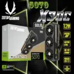 ZOTAC GAMING GeForce RTX 5070 Twin Edge OC 12GB Graphics Card, Compact Dual-Fan SFF-Ready, PCIe 5.0 x16, DLSS 4 AI 3 x DP 2.1b, HDMI 2.1b, IceStorm 2.0, 12V-2x6, Quad Display
