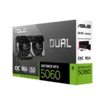 ASUS Dual OC GeForce RTX 5060 8GB GDDR7 Graphics Card – PCIe 5.0, Axial-Tech Dual Fans, Dual BIOS, 2.5-Slot Compact Design, DLSS 4, Reflex 2, Ray Tracing, 4× 8K Display Support - Image 15
