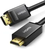 UGREEN 3M DisplayPort to HDMI Cable 4K@30Hz | DP Male to HDMI Male | Gold-Plated, Shielded, Stable Transmission | Mirror & Extend Modes | Durable PVC Build