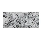 HYDE Nova Extended Gaming Mousepad 90×40cm, 3mm Thickness, Smooth Control Surface, Anti-Slip Rubber Base, White Black Wave Design