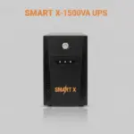 SMART X-1500VA UPS | Dual 12V 7Ah Batteries | LED Display | 3-Step AVR | Overload & Voltage Protection | 700W Power Backup | Reliable, Fast Switching & Auto Recharge