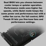 ASUS Dual GeForce RTX 5070 12GB GDDR7 OC Edition Graphics Card With Axial-Tech Dual Fans, NVIDIA Blackwell Architecture, DLSS 4, Dual BIOS Modes, 2572MHz OC Mode, 6144 CUDA Cores, 988 TOPS AI Power, 2.53-Slot Compact Design  | DUAL-RTX5070-O12G - Image 6