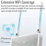 TP-Link Aginet XC220-G3 AC1200 Wireless XPON Router Dual-Band 1.2Gbps WiFi, 300Mbps 2.4GHz, 867Mbps 5GHz, GPON+EPON Dual Mode, 2× Gigabit LAN, MU-MIMO, EasyMesh, WPA3 Security, Parental Controls, TR-069/OMCI - Image 3