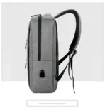 Laptop Backpack - for Tablets & Laptops up to 15.6" - Waterproof - Electronics Protection  - Scratchproof - Travel Friendly - Organized Compartments - USB Charge Port - Slim Casual Business Design - Heavy Duty - 42 x 12 x 30 cm - GREY - Image 23