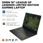 HP OMEN 16 inch League of Legends : Intel® Core™ i7-14650HX | 32 GB DDR5 RAM  ; 1TB NVMe™ | RTX™ 5060 (8GB) |16-inch 2K 165 Hz, 3 ms IPS Display |4-zone RGB Backlit Keyboard | Windows 11 | SHADOW BLACK ~ Limited Edition - Image 3