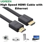 UGREEN High Speed HDMI 2.0 Cable 5M with Ethernet | Full Copper | 4K Ultra HD | Dolby TrueHD | DTS-HD | ARC | 3D Support | Premium Audio Video Cable – Black | 10109