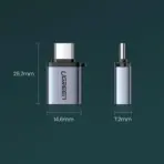 Ugreen US270 USB-C to USB-A 3.0 Adapter with Lanyard – 5Gbps Data Transfer, OTG Support, Durable Aluminium Alloy Build, Compact Anti-Loss Design, Space Grey - Image 8