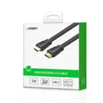 Ugreen cable HDMI 2.0 cable 4K 30 Hz 3D 18 Gbps 5 m ED015