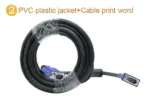 Cable Male to Male VGA To VGA 3+6  for 1080P HDTV Computer Monitor TV Projector - 10 meters  - VGA Extension Cord - Image 10