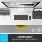 Logitech MX Anywhere 2S Compact Wireless Laser Mouse, Bluetooth & USB, 4000 DPI, 7 Fully Programmable Buttons, Darkfield Sensor, Hyperfast Scroll, Rechargeable, Multi-Device , for Windows-macOS- iPadOS-Linux |  Graphite - Image 2