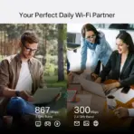 TP-Link M7750 LTE-Advanced Mobile Wi-Fi Hotspot With 600Mbps 4G+, AC1200 Dual-Band Wi-Fi, 15-Hour Battery, 1.44-Inch TFT Display, USB-C Charging - Image 4