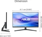 ASUS Eye Care Gaming Monitor – 27" FHD IPS Display With 100Hz Refresh Rate, 1ms Response Time, USB-C With 15W Power Delivery, Adaptive-Sync, And DisplayWidget Center | VU279CFE-B - Image 7
