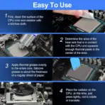 HY510 Grey Thermal Grease 25g Syringe With 1.93W/m-K Conductivity, Low Thermal Impedance, Wide Temperature Range, High Insulation, Entry CPU & LED Module Cooling Paste - Image 5