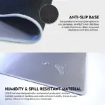 FANTECH MP353 Agile Gaming Mouse Pad – Medium 350x300x4mm, Optimized for Speed & Control, Anti-Slip Rubber Base, Spill-Resistant, Durable Stitched Edges, Gray - Image 3