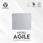 FANTECH MP353 Agile Gaming Mouse Pad – Medium 350x300x4mm, Optimized for Speed & Control, Anti-Slip Rubber Base, Spill-Resistant, Durable Stitched Edges, Gray