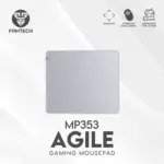 FANTECH MP353 Agile Gaming Mouse Pad – Medium 350x300x4mm, Optimized for Speed & Control, Anti-Slip Rubber Base, Spill-Resistant, Durable Stitched Edges, Gray