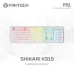 Fantech P51 5 in 1 WHITE Power Bundle : Flash HQ53 Headset , Tower II AC304 Headset Stand , Shikari K515 Gaming Keyboard , Vigil MP356 Mousepad , Crypto VX7 Gaming Mouse  - Image 3