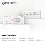 Fantech P51 5 in 1 WHITE Power Bundle : Flash HQ53 Headset , Tower II AC304 Headset Stand , Shikari K515 Gaming Keyboard , Vigil MP356 Mousepad , Crypto VX7 Gaming Mouse  - Image 16