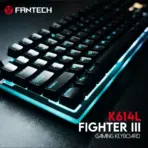 Fantech K614L Fighter III RGB Gaming Keyboard - Wired , 104 Keys Fill Size , 26 Keys Anti-ghosting , 5 RGB Modes , Membrane Switch , Aluminum Panel - BLACK - Image 8
