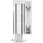 Segotep FI4 Digital White Air Cooler with 4 Copper Heat Pipes, 120mm PWM ARGB Fan, Detachable Real-Time CPU Status Display, 180W TDP Cooling for Intel LGA1700 & AMD AM5 Systems - Image 5
