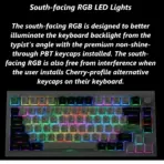 Keychron Q1 HE QMK Wireless Custom 75% Layout Metal RGB Keyboard with Hall Effect Gateron Double-rail Magnetic Nebula Switches ; 1000 Hz 2.4 GHz Mode or Bluetooth 5.1 for up to 3 Device Connectivity , 0.2 mm to 3.8 mm Adjustable Actuation Points ; Dynamic Rapid Trigger ; Four Actions Per Key ; OSA Profile PBT Keycaps ; Windows and macOS | CARBON BLACK Q1H-M1 - Image 14