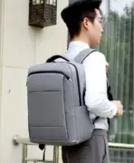Business Slim Formal Laptop Backpack for up to 15.6 Inch - Durable Oxford Textile - USB Charging Port - Organized Compartments - Waterproof - Heavily Padded for Sensitive Electronics Impact Protection - GREY - Image 11