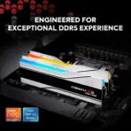 G.SKILL Trident Z5 Neo RGB Series DDR5 RAM 64GB Kit (2X 32GB) 6000MT/s CL36 1.35V (PC5 48000) , AMD Expo & Intel XMP 3.0 Desktop Computer Memory U-DIMM | Matte White F5-6000J3636F32GX2-TZ5NRW - Image 2