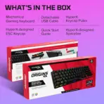 HyperX Alloy Origins 65 Gaming Keyboard – Aqua Tactile Switches, 65% Compact Aluminum Frame, RGB Backlit PBT Keycaps, Detachable USB-C, Anti-Ghosting & NGENUITY Control | BLACK ~ 56R64AA#ABA - Image 9