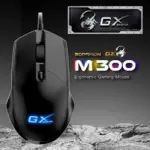 Genius GX Gaming Scorpion M300 RGB Gaming Mouse -  USB Wired - Adjustable DPI 800 / 1200 / 1600 / 2400 -  Right Handed Ergonomic - Compatible with Windows & macOS
