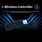 Lian Li UNI Fan TL Wireless 120 Reverse Blade ARGB Fan With 2300 RPM, 34dB Noise, 12V 4-Pin Power, Infinity Mirror, Daisy-Chain Lighting, Single Pack Black - Image 2
