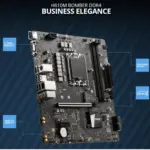 MSI PRO H610M-B DDR4 Micro-ATX Motherboard, LGA1700 , DDR4 3200, PCIe 4.0 x16, M.2 PCIe 3.0 x4, 1Gb LAN, HDMI 2.1, 4 SATA, 10 USB, TPM & 7.1 Audio, for Intel 14th/13th/12th Gen Core