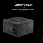 MSI MAG A500DN POWER SUPPLY 500W 80 PLUS, 120mm Fan , Industrial level protection with OCP, OVP, OPP, SCP , Active PFC Design , Flat Cable Equipment - BLACK - Image 3